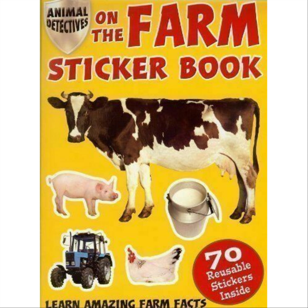 Alligator Books Animal Detective Farm Sticker Book - Maqio