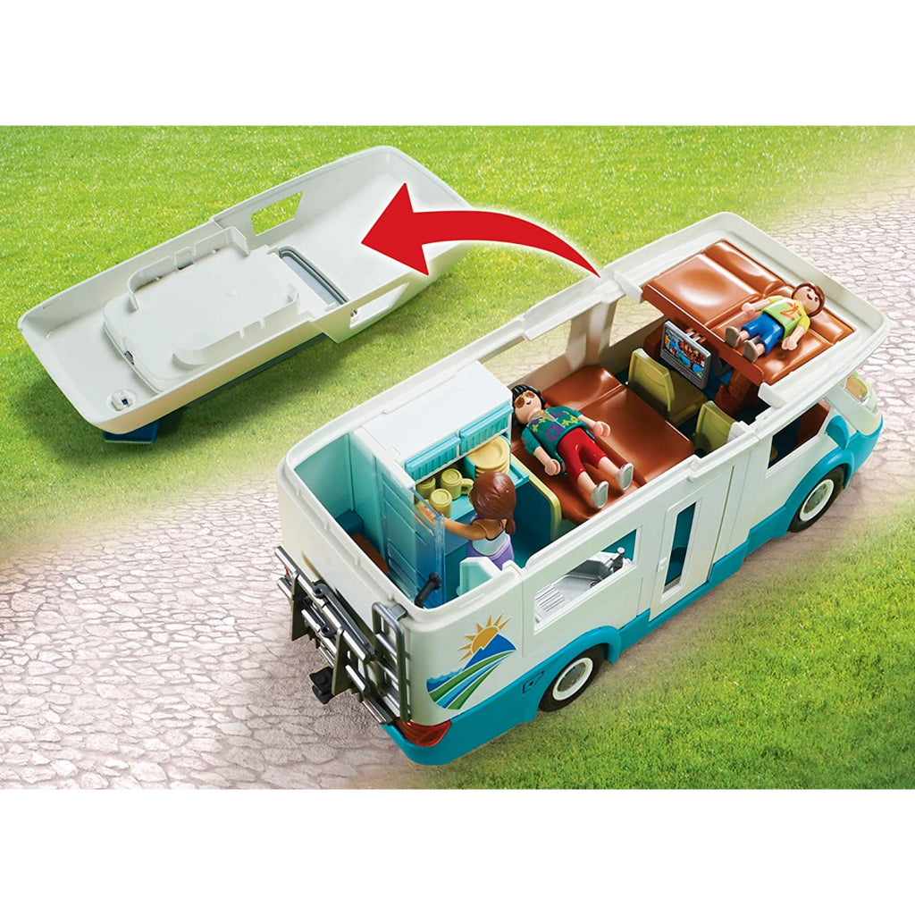 Playmobil Family Fun Camper Van with Furniture - Maqio