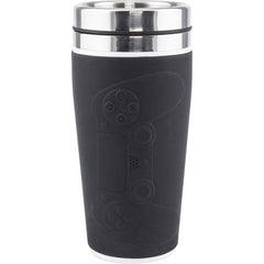 Paladone Playstation Controller Travel Mug 450ml Stainless Steel Black Mug