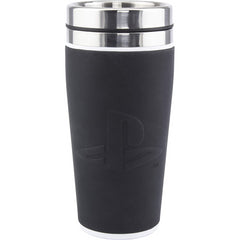 Paladone Playstation Controller Travel Mug 450ml Stainless Steel Black Mug