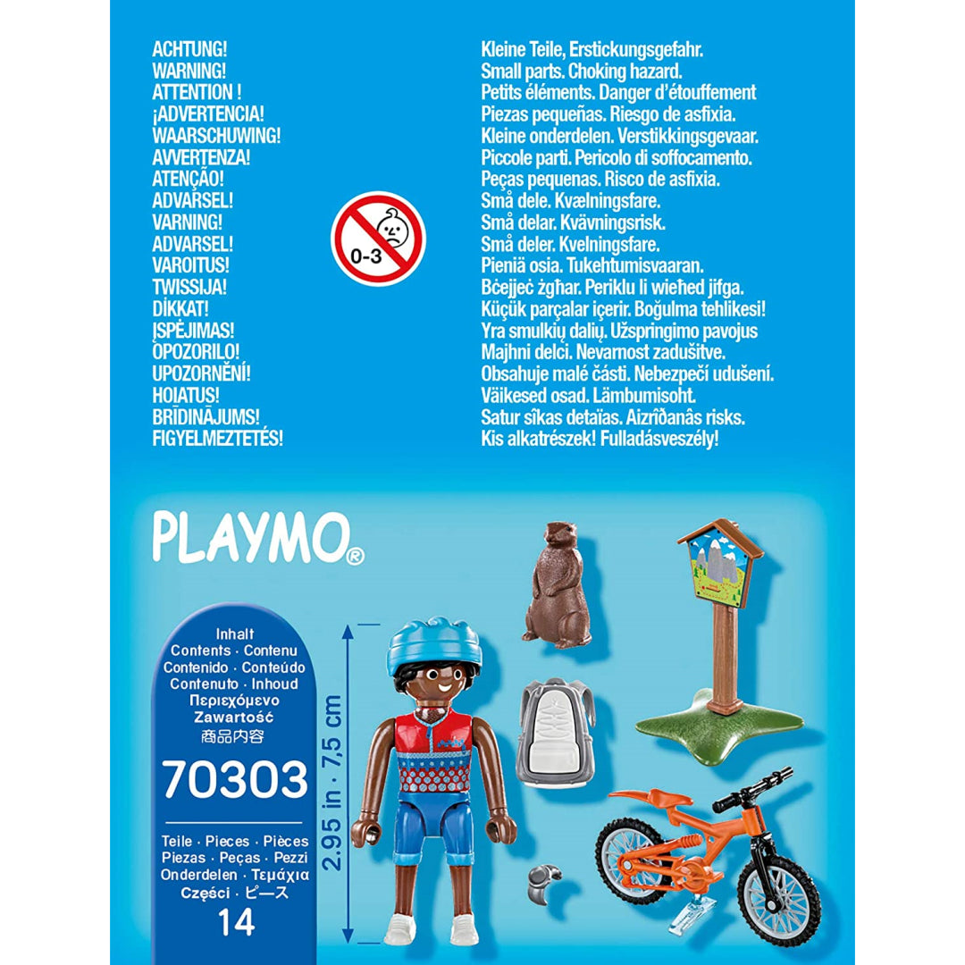 Playmobil 14 pc Special Plus Mountain Biker - Maqio