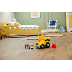 Mega Bloks Cat Lil' Dump Truck First Builders Rolling  Car and Figure