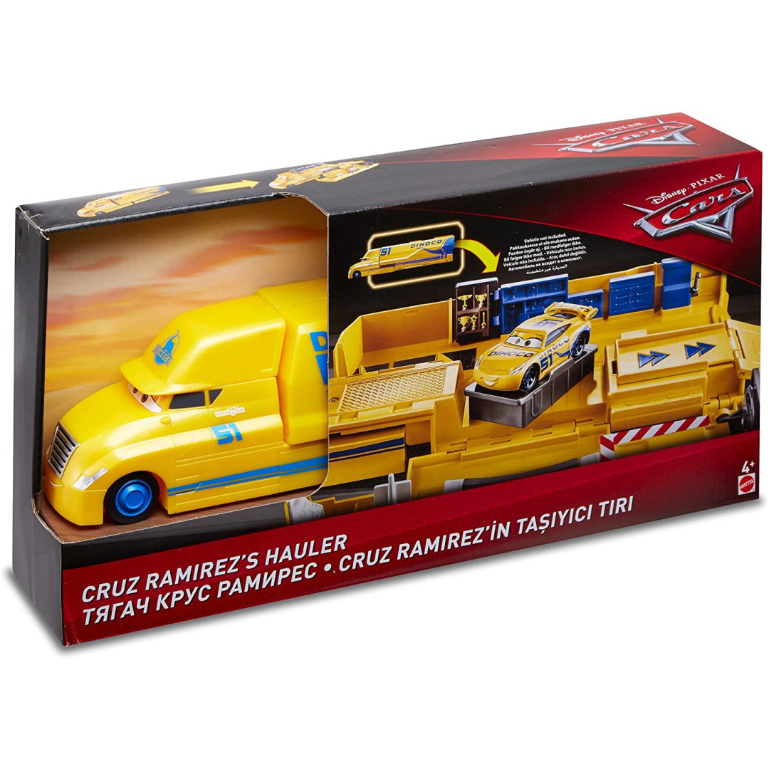 Disney pixar cars top cruz ramirez's hauler playset