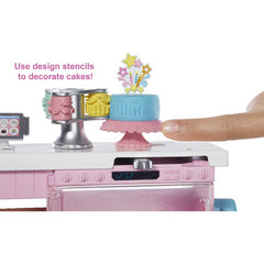 Barbie Cake Decorating Playset with Blonde Doll - Maqio