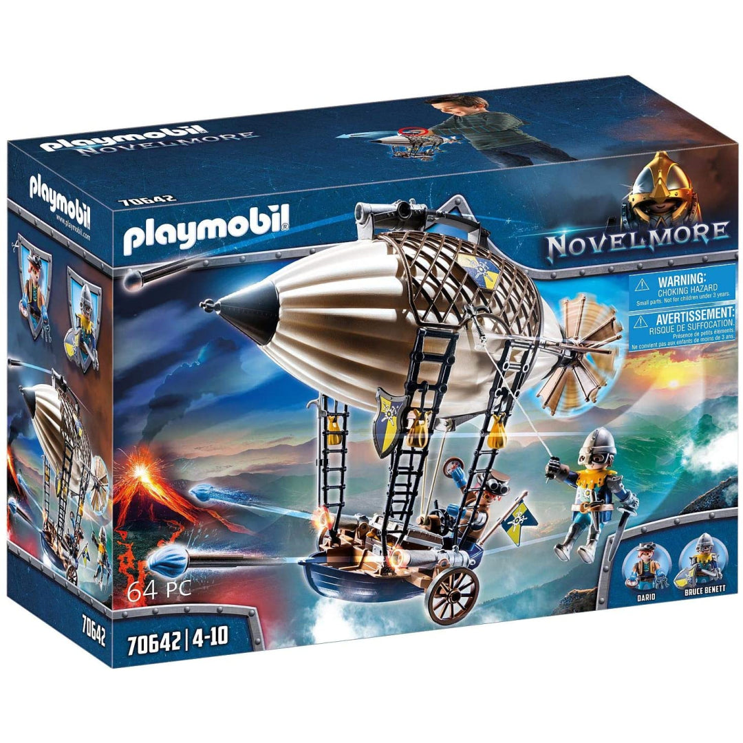 Playmobil Novelmore Knights 64pc Airship Zeppelin - Maqio