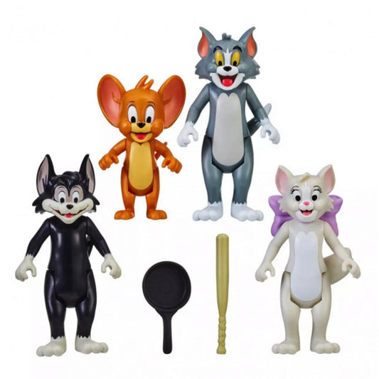 Tom and Jerry 4 Pack 3 inch Action Figures - Maqio