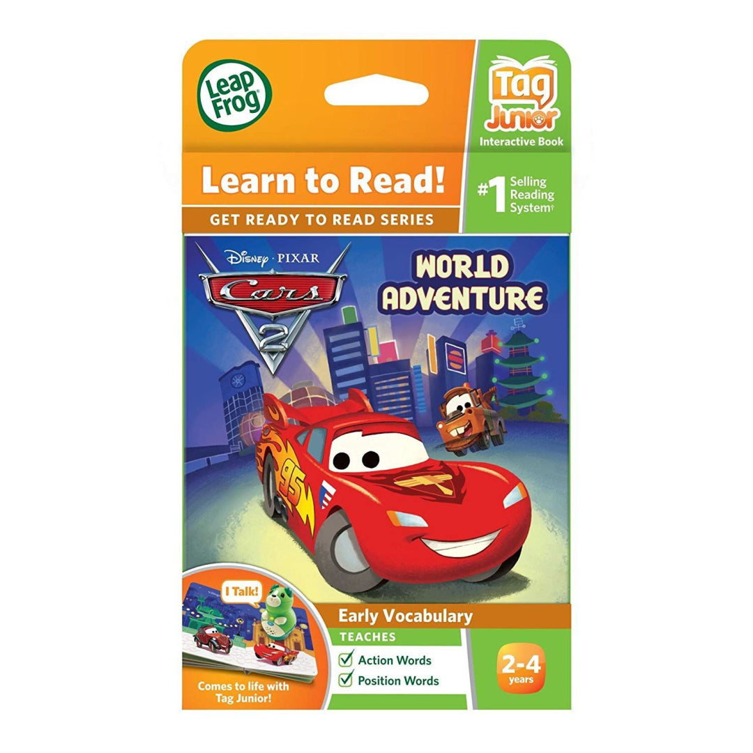 LeapFrog Tag Junior Book: Disney-Pixar Cars 2 World Adventure - Maqio