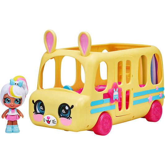 Kindi Kids Minis School Bus and Marsha Mello Figure Doll