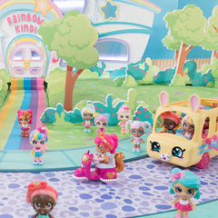 Kindi Kids Minis School Bus and Marsha Mello Figure Doll