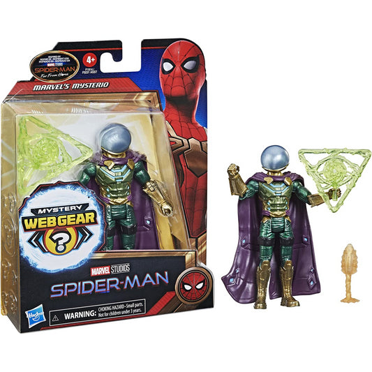 Marvel Spiderman Mystery Web Gear Mysterio 6in Action Figure