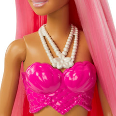 Barbie Dreamtopia Mermaid Doll with Pink Hair and Tail