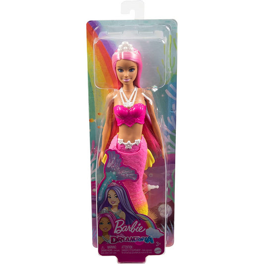 Barbie Dreamtopia Mermaid Doll with Pink Hair and Tail