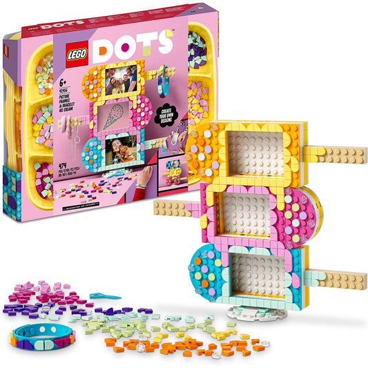 LEGO DOTS 41956 Ice Cream Picture Frames & Bracelet Crafts Set