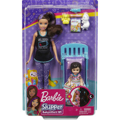 Barbie Skipper Babysitters Inc 2 Doll and Play Accessories Bed Time