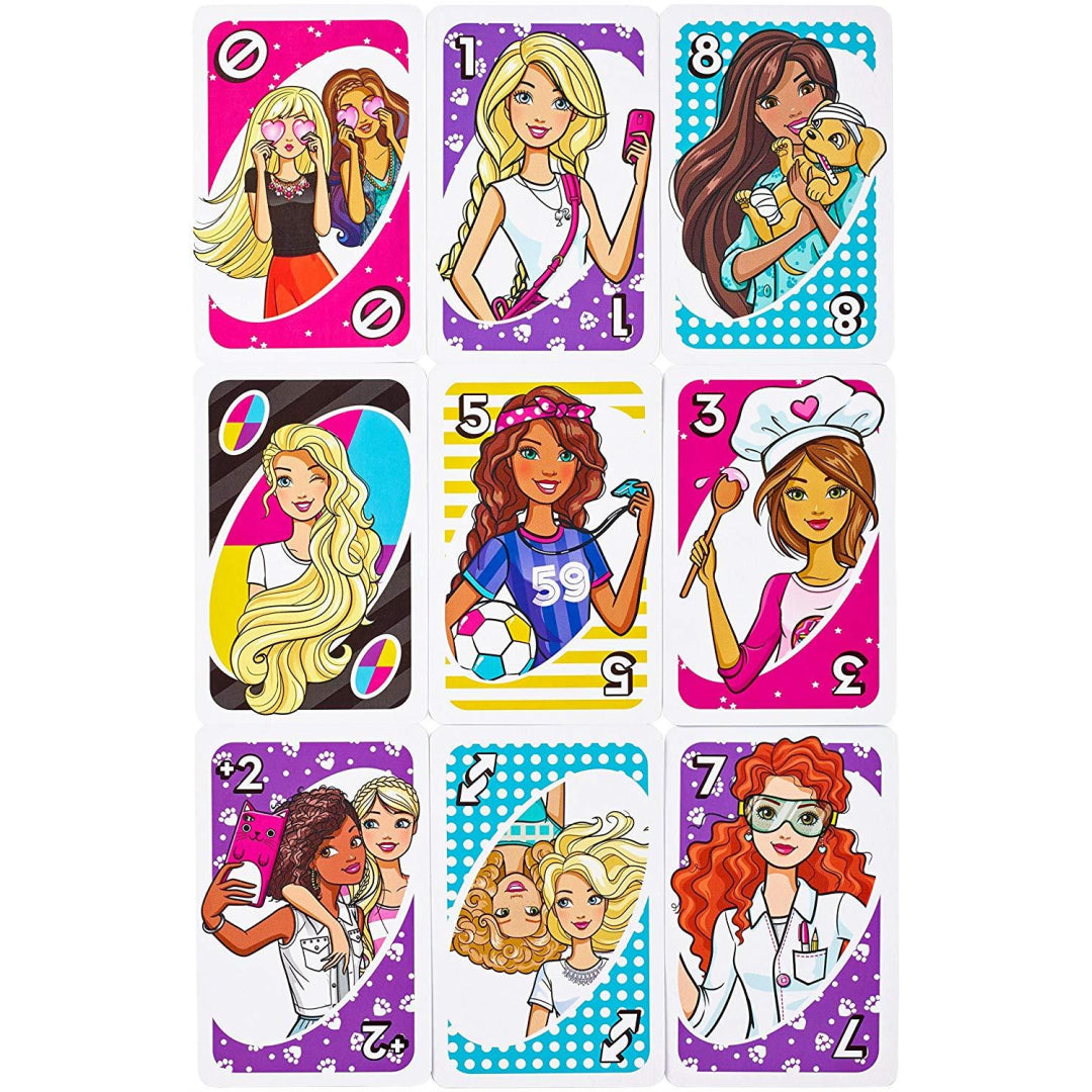 Mattel UNO Barbie Card Game FMP71 - Maqio