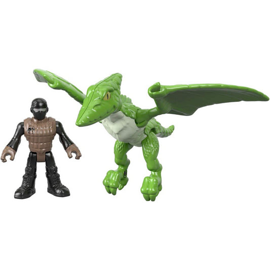 Jurassic World Dinosaur Action Figure with Prey - Pterodactyl New