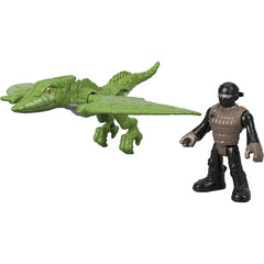Jurassic World Dinosaur Action Figure with Prey - Pterodactyl New