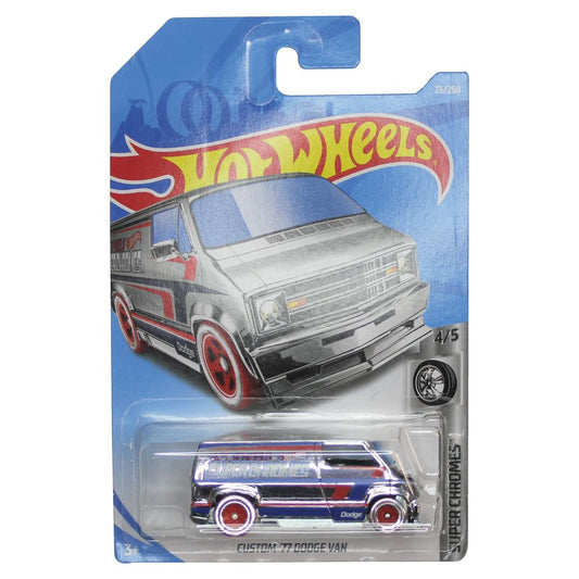 Hot Wheels Die-Cast Vehicle Custom Dodge Van 1977