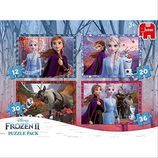 Jumbo Disney Frozen 2 4in1 Puzzle Pack 19747 - Maqio