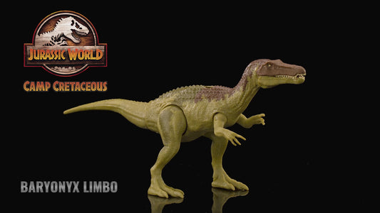 Jurassic World Roar Attack Dinosaur Figure with Movable Joints & Sounds - Baryonyx