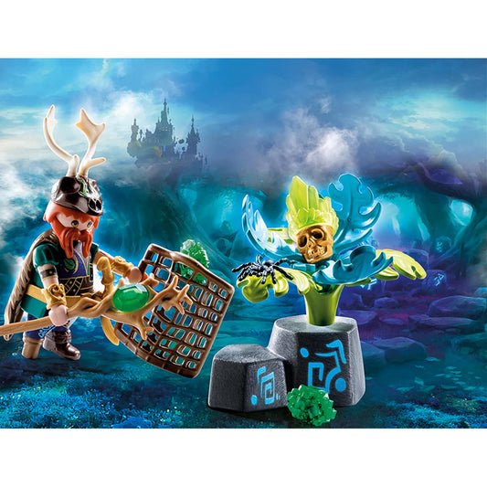 Playmobil Novelmore Knights Violet Vale 22Pc Set - Vegithor Plant Magician - Maqio