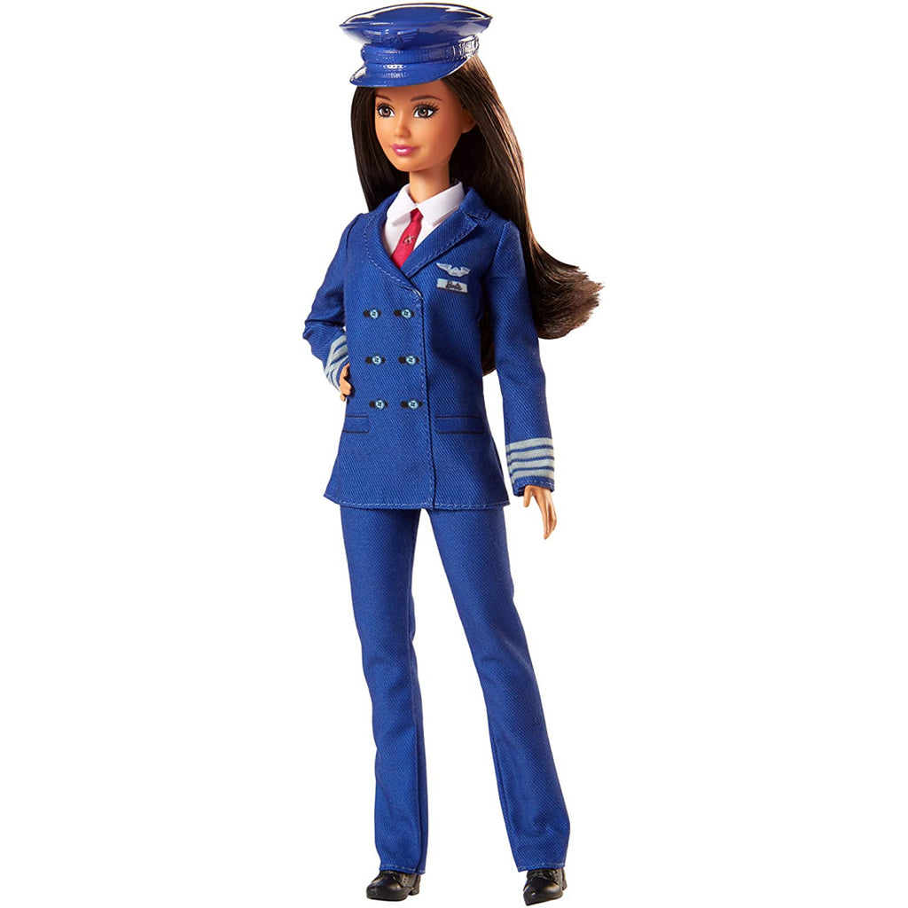 Barbie Careers Pilot Doll in Blue - Maqio