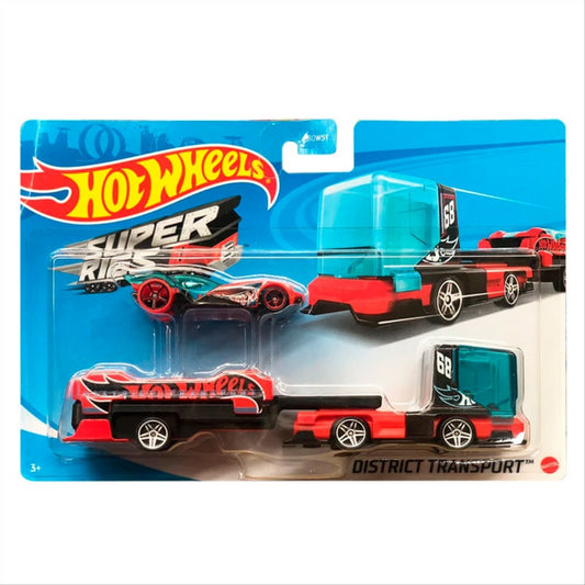 Hot Wheels Super Rigs District Transport Die-cast Car