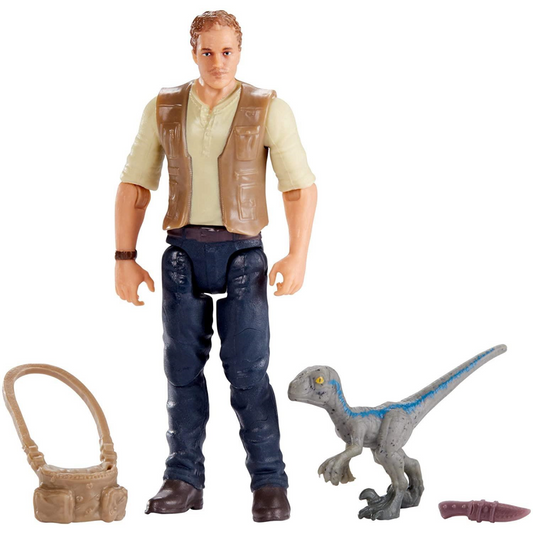 Jurassic World Owen and Baby Blue Basic Action Figures FMM01 - Maqio