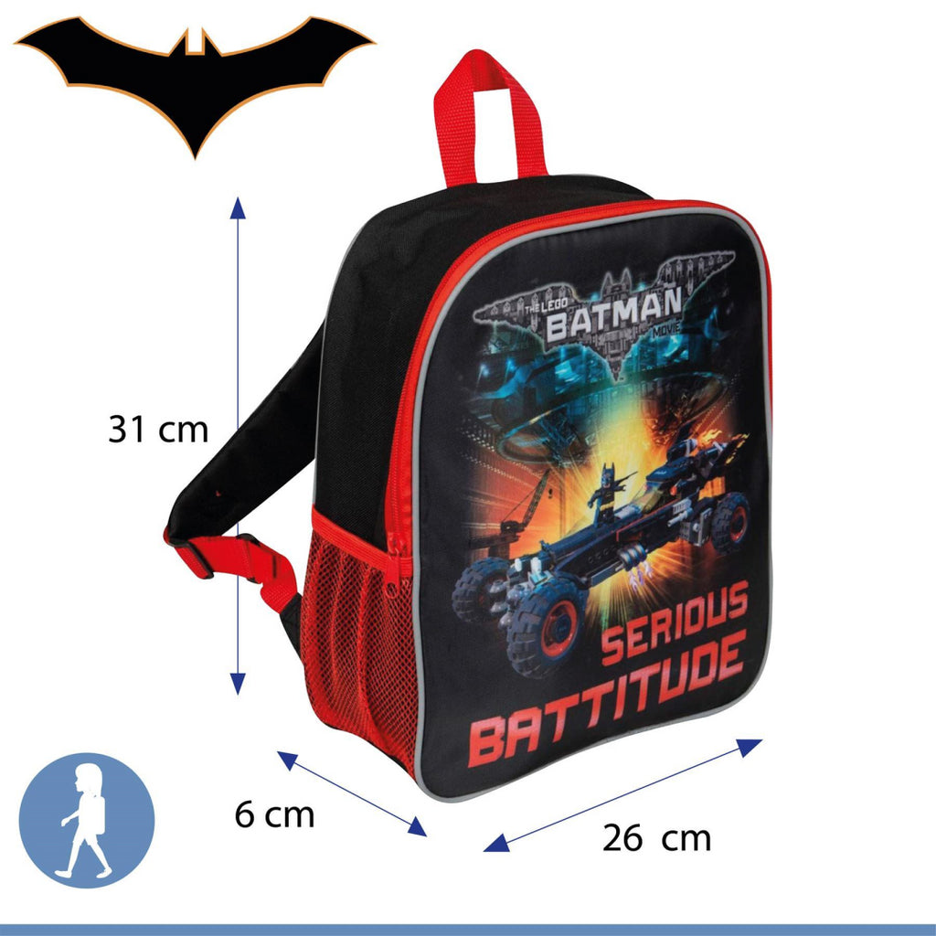 Lego Batman Junior Serious Battitude Backpack - Maqio