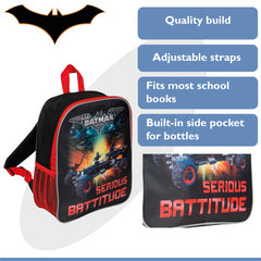 Lego Batman Junior Serious Battitude Backpack - Maqio