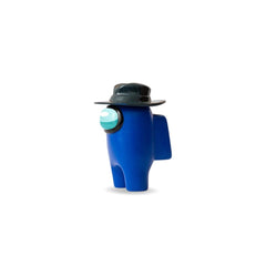 Official & Fully Licensed Among Us Crewmate Single Figure Blue with Hat - Maqio