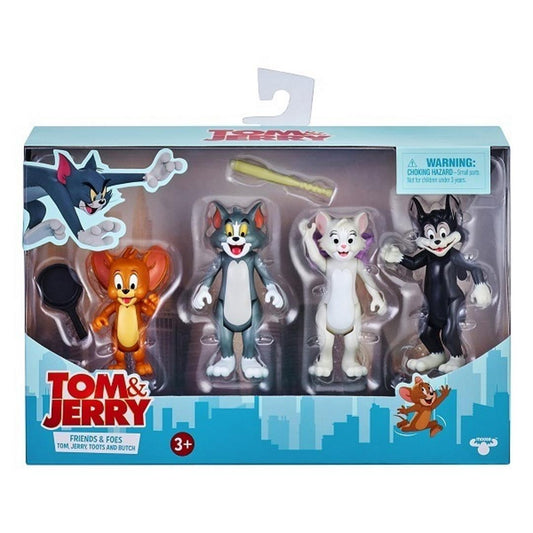 Tom and Jerry 4 Pack 3 inch Action Figures - Maqio