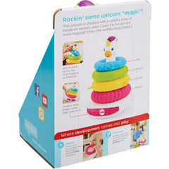 Fisher-Price Unicorn Rock a Stack Pyramid Baby Toy