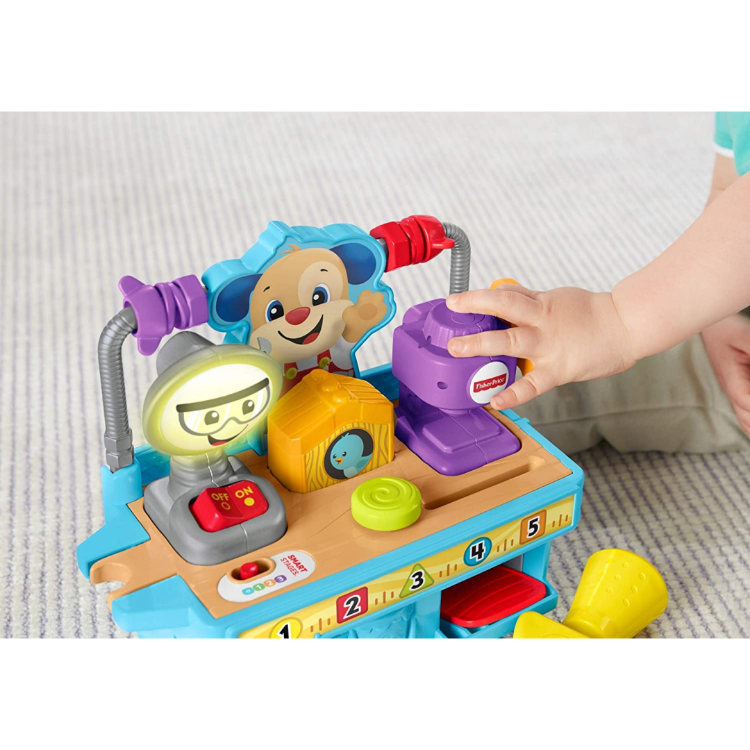 Fisher-Price Laugh Busy Learning Tool Bench Infant Toy – Maqio