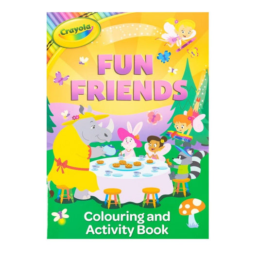 Crayola Fun Friends Colouring & Activity Book - Maqio