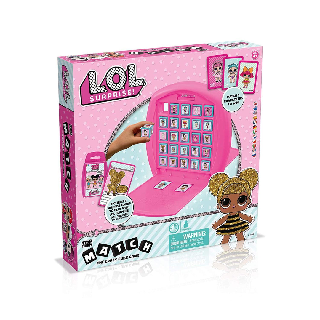 Top Trumps Match Board Game - LOL Surprise Girls Childrens Travel Toy  032896 - Maqio