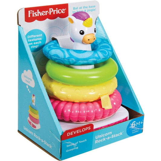 Fisher-Price Unicorn Rock a Stack Pyramid Baby Toy