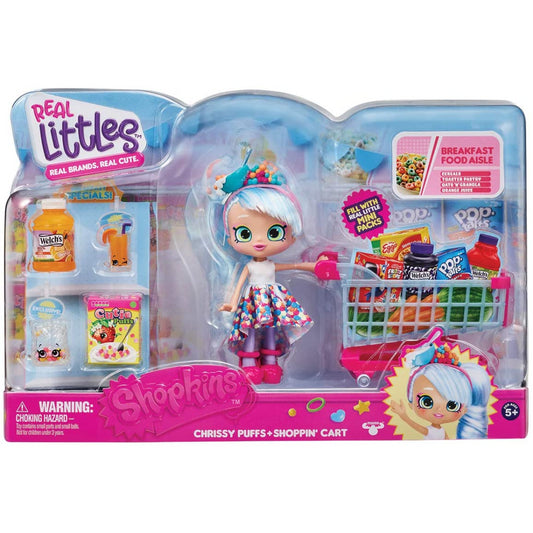 Shopkins Real Littles Chrissy Puffs Shopp'n Cart - Maqio