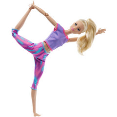 Barbie Blonde Made to Move Flexible Yoga Doll - Maqio