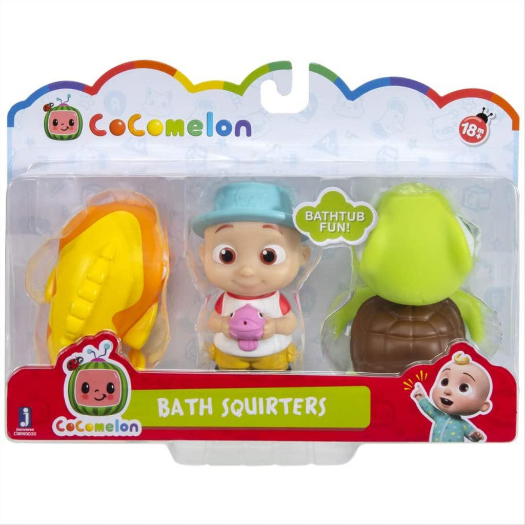 Cocomelon Shark, Turtle & JJ Bath Squirter Toys - Maqio