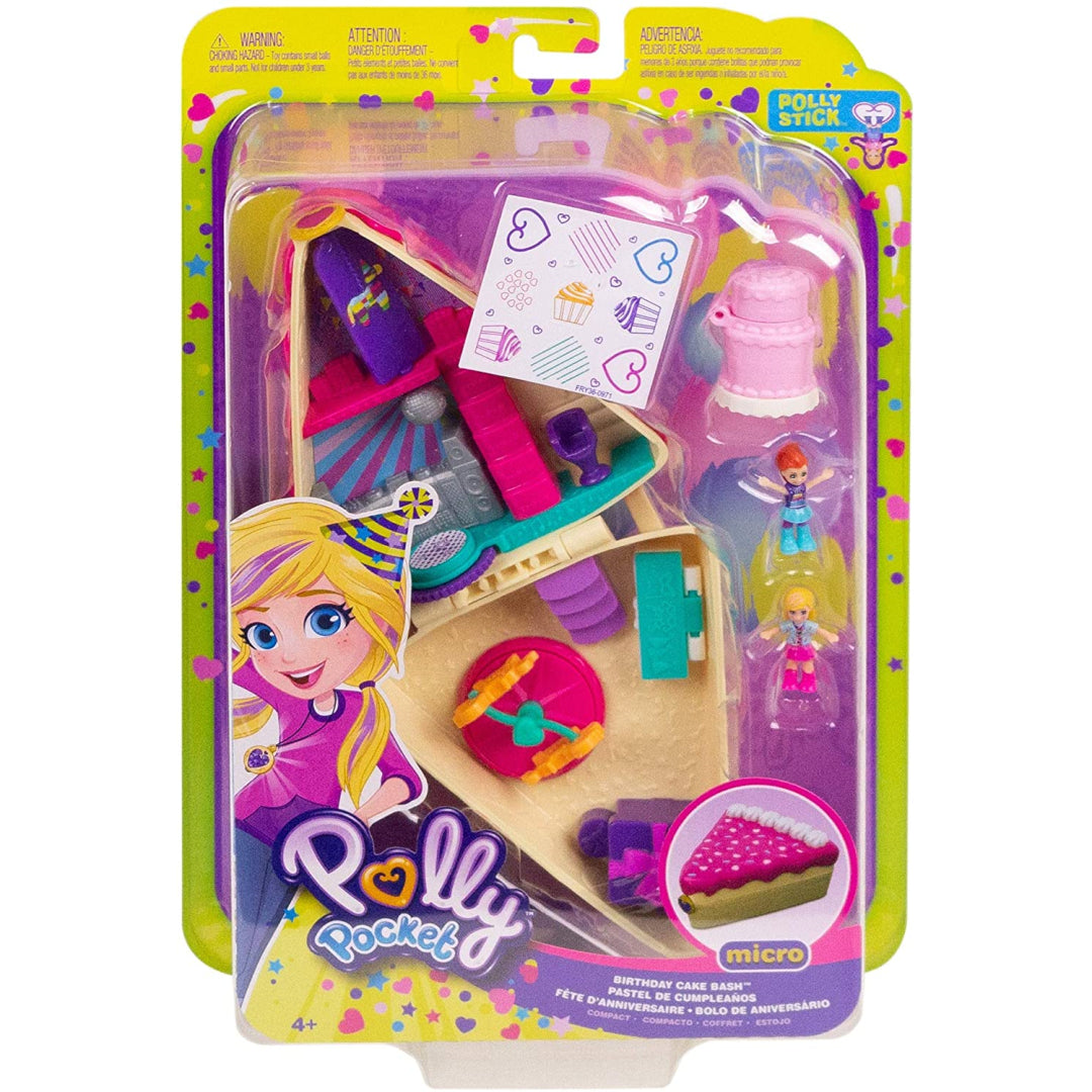 Polly Pocket Birthday Cake Bash Compact - Maqio