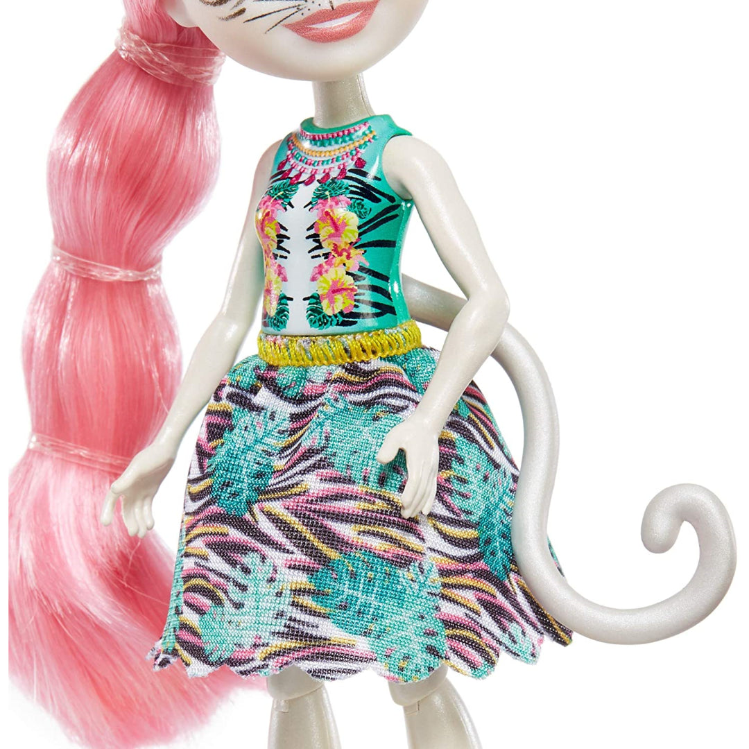 Enchantimals GFN57 Tadley Doll & Kitty White Tiger Animal Figure - Maqio