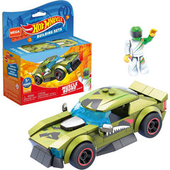 MEGA Construx Hot Wheels Muscle Bound Buildable Car & Driver Playset