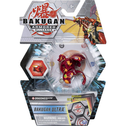 Bakugan Ultra Armoured Alliance Action Figure - Dragonoid Red - Maqio