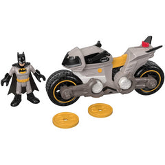Imaginext DC Super Friends Vehicles - Batman & Batcycle - Maqio