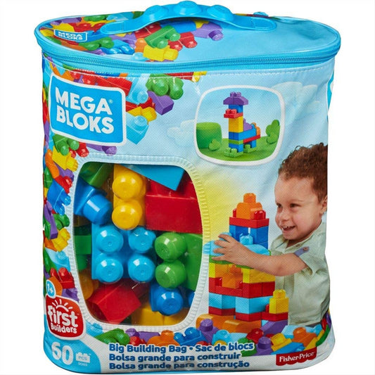 Fisher-Price Mega Bloks Classic Buildable Bag 60 Pieces - Maqio