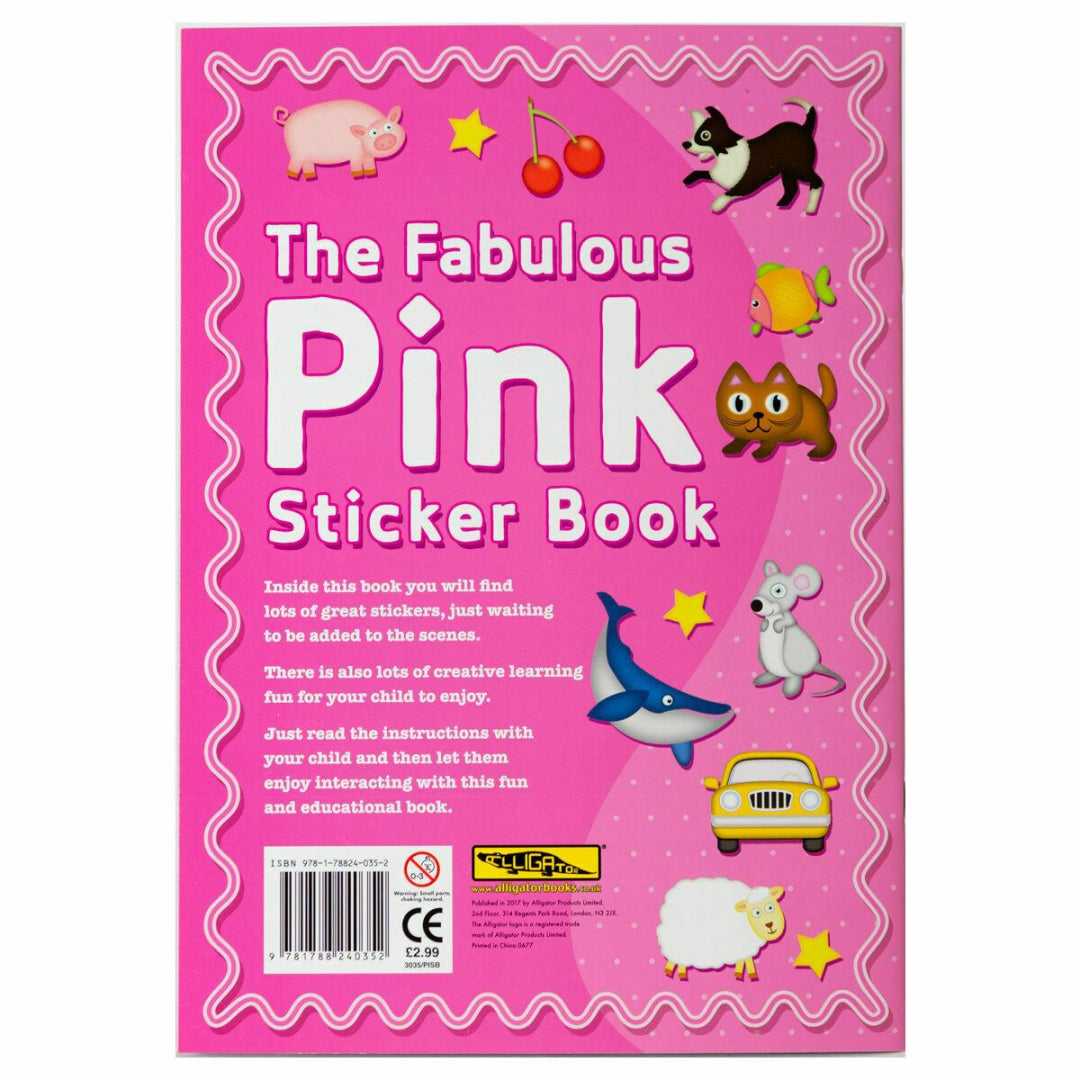 The Fabulous Pink Sticker Book - Maqio