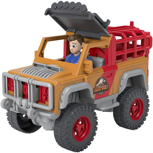 Imaginext Jurassic World Camp Cretaceous Runaway Dinos Vehicle Set - Maqio