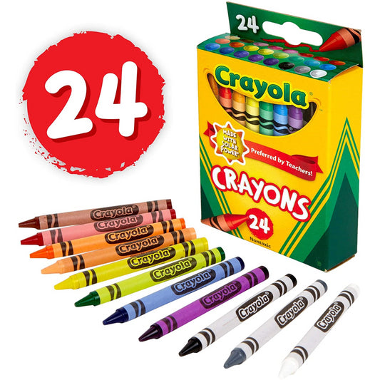 Crayola Crayons Pack of  24 for Colouring - Maqio