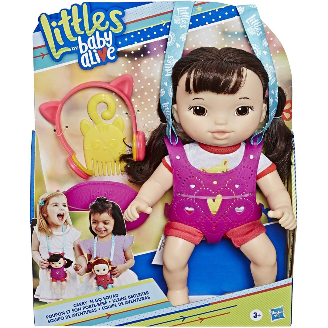 Baby Alive Littles Purple Carry N Go Squad Doll - Maqio